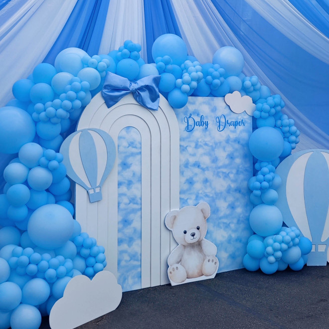 3D Layered Open Arch Backdrop 6'6" × 41"
