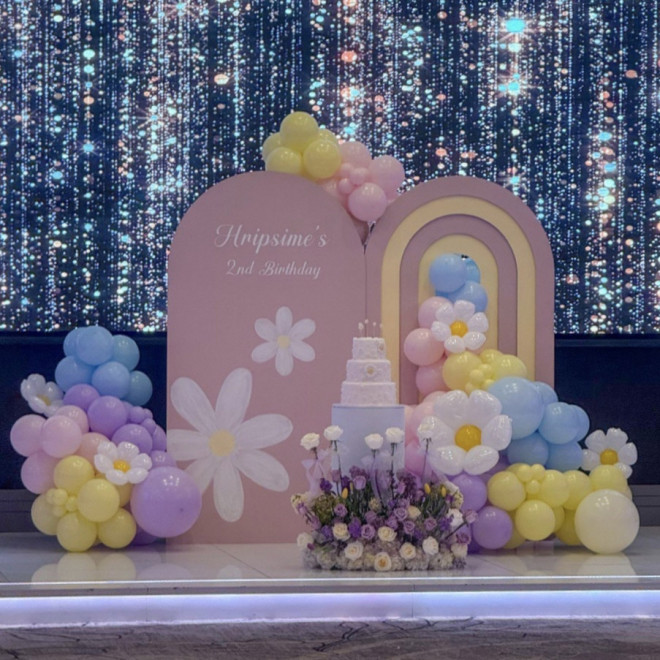 3D Layered Open Arch Backdrop 6'6" × 41"