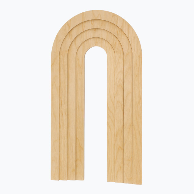 3D Layered Open Arch Backdrop 6'6" × 41"